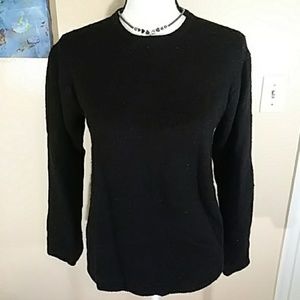 Collection 4Women Wonens Black Wool Blend Sweater